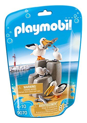 Playmobil Famiglia di Pellicani, Multicolore