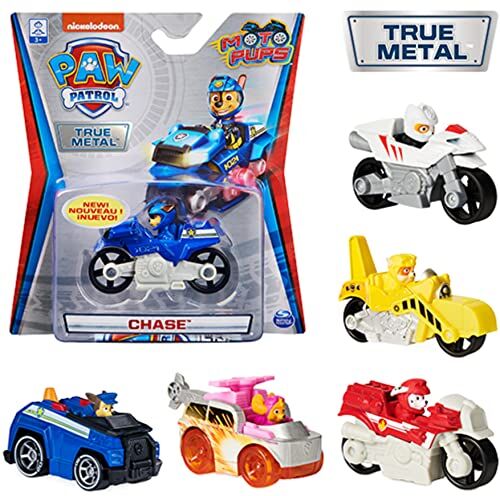 Paw Patrol , Veicolo Die-Cast da Collezione True Metal, in Scala 1:55