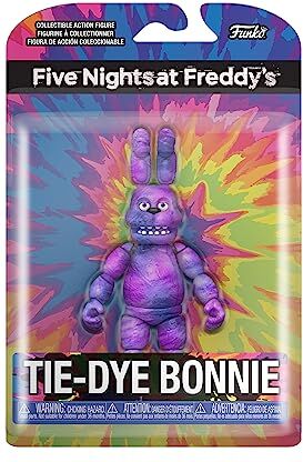 Funko Action Figure 5": Five Nights At Freddy's (FNAF) TieDye Bonnie The Rabbit Giocattolo da Collezione Idea Regalo Merchandising Ufficiale per i Ragazzi, Ragazze, Bambini e Adulti