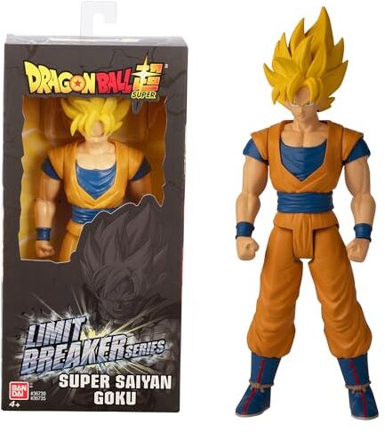 BANDAI Dragon Ball Super Action figure gigante Limit Breaker da 30 cm, Super Saiyan Goku,