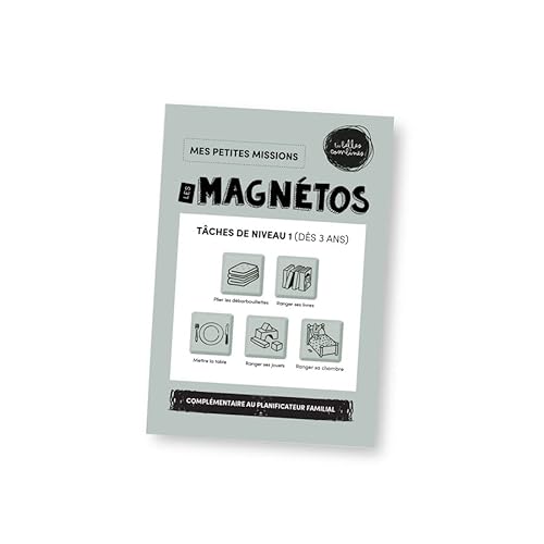 LES BELLES COMBINES -Les Magnétos-Mes Petites Missions : Tâches de niveau 1 (dès 3 ANS) Magneti e giocattoli magnetici, multicolore (LBC-Magnets-SM-MISSION1)