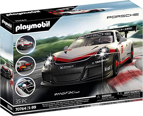 Playmobil Porsche  Porsche 911 GT3 Cup, con Effetti Luminosi, dai 5 Anni