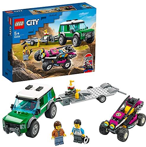 Lego City Great Vehicles Trasportatore di buggy da corsa