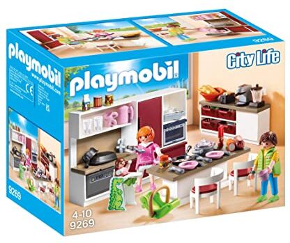 Playmobil City Life , Grande Cucina attrezzata, dai 4 Anni