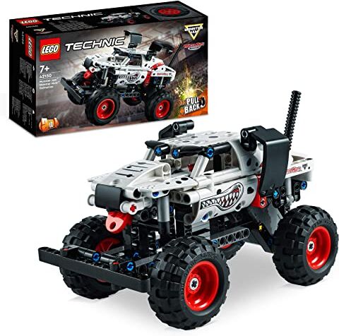 Lego Technic Monster Mutt Monster Jam Dalmata, Set Monster Truck 2 in 1 con Pull-Back, Auto Offroad e Camion Giocattolo, Giochi per Bambini e Bambine