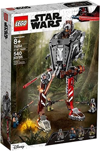 Lego Star Wars Raider AT-ST, Set con Veicolo Provvisto di Cannoni e 4 Minifigure, Collezione Ispirata alla Serie TV The Mandalorian,