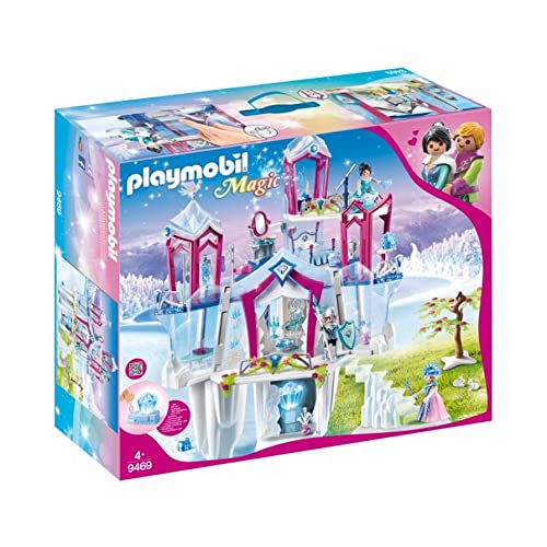 Playmobil Magic  Palazzo di Cristallo con cristallo luminoso, Include gonna con cambio di colore, Dai 4 anni [Esclusivo Amazon]