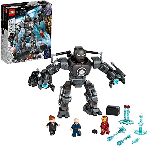 Lego Marvel Iron Man: Iron Monger Mayhem 76190 Collectible Building Kit with Iron Man, Obadiah Stane and Pepper Potts; New 2021 (479 Pieces)