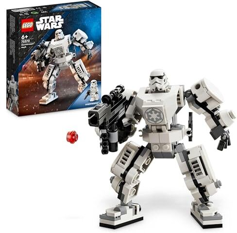 Lego Star Wars Mech di Stormtrooper, Modello di Action Figure Costruibile con Parti Snodabili, Cabina per Minifigure e Grande Blaster, Gioco da Collezione per Bambini e Bambine dai 6 Anni in su