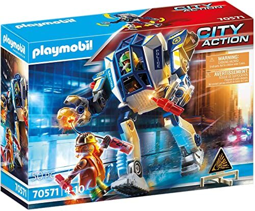 Playmobil City Action , Robot della Polizia e Bandito, dai 4 ai 10 Anni