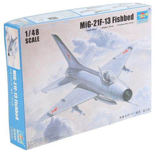 Trumpeter Modellino Aereo Mig-21 F-13/J-7 Fighter, 100% New Tool [Toy] Scala 1:48 (Importato da Giappone)