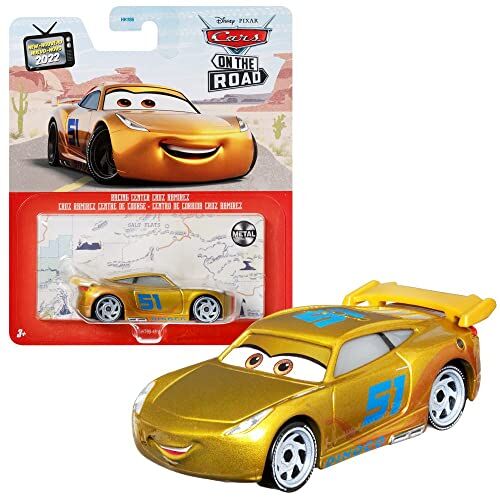 Mattel Selezione Veicoli Racing Style   Disney Cars   Cast 1:55 Veicoli Auto, DXV29N Cars 3 Single:Cruz Ramirez Racing Center