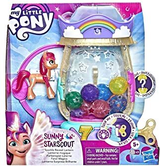 Hasbro My Little Pony: Una Nuova Generazione La Lanterna Magica, Giocattolo Che Si Illumina con 25 Pezzi, Multicolore