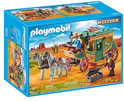 Playmobil Western , Carrozza Western per Bambini dai 4 Anni