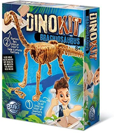 Buki France - Brachiosauro Dino Kit da Scavare, Multicolore,