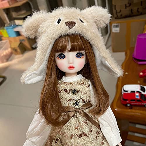 Labstandard 1/6 BJD Doll, Elf Ear Doll Trucco fatto a mano 30,5 cm con snodo a sfera per bambola mobile, set completo per vestiti e scarpe, regalo per ragazze bambini (7)