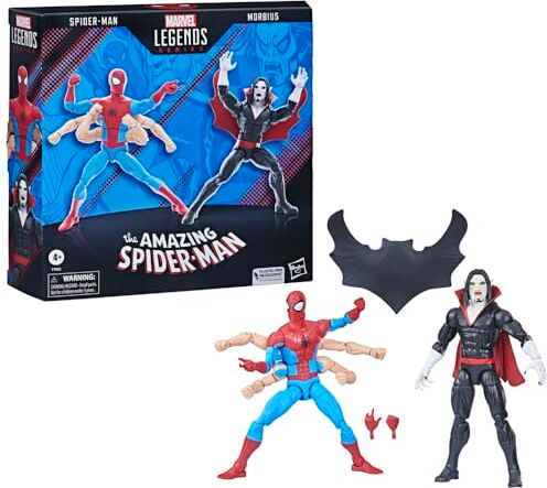 Hasbro The Amazing Spider-Man Marvel Legends pack 2 figurines Spider-Man & Morbius 15 cm