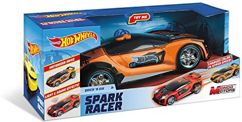 Mondo Motors Hot Wheels Spark Racers Quick N Sik macchina a frizione per Bambini, Multicolore