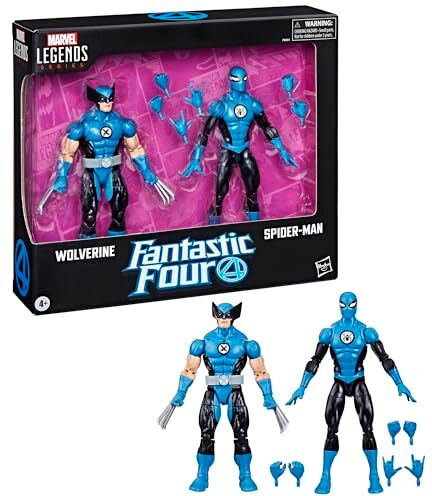 Hasbro Legends Series, Wolverine e Spider-Man, action figure ispirate ai Fantastici Quattro