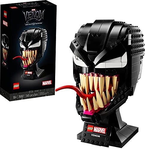 Lego Marvel Spider-Man Venom 76187 Collectible Building Kit for-Adults Venom-Mask, Great for Spider-Man Fans, Marvel Movie Watchers and Model-Building Enthusiasts, New 2021 (565 Pieces)