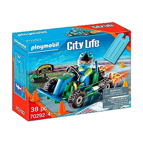 Playmobil City Life , Gift Set Go Kart, dai 4 Anni