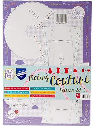 Vervaco Numero 2 Dress Your Doll Outfit Making Set, Multicolore