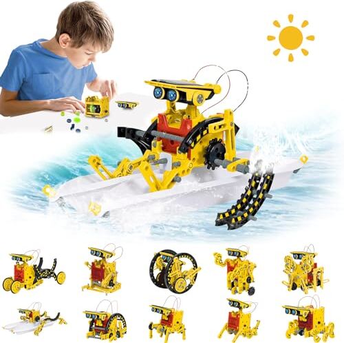 BOZTX 12-in-1 Solare robot Giocattolo Bambini Giochi Bambino 8 9 10 11 12 Anni Maschio Ragazzo Regali Natale Compleanno Regalo Bambino 8 9 10 11 12 Anni Maschio gioco bambino 8 9 10 11 12 Anni Maschio