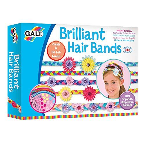 Galt Toys, Brilliant Hair Bands, Kids' Craft Kits, Ages 6 Years Plus