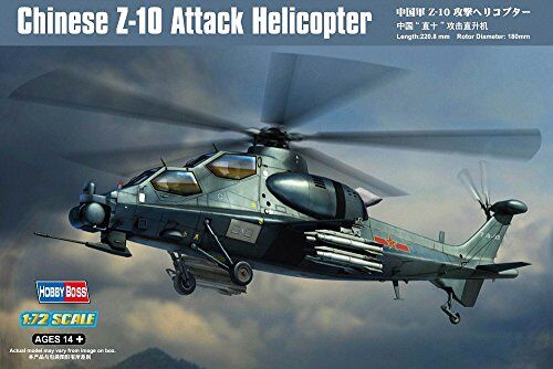 Hobbyboss Modellino Elicottero Chinese Z-10 Attack Scala 1:72- HBB87253