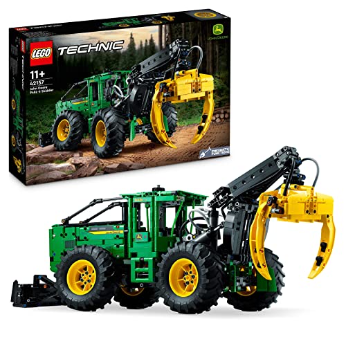 Lego Technic Trattore John Deere 948L-II, Grande Modellino da Costruire di Veicolo Giocattolo da 1.492 Pezzi con Funzioni Pneumatiche e 4 Ruote Motrici, Modellismo per Appassionati di Ingegneria