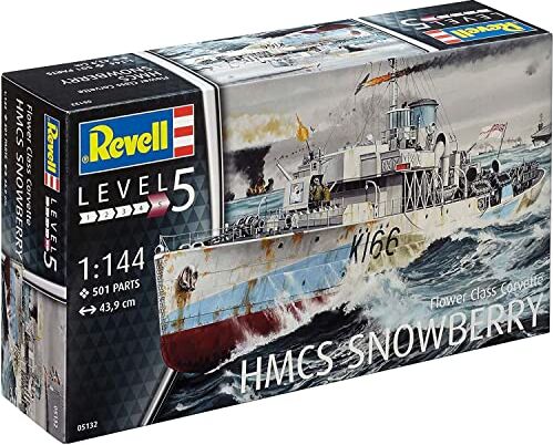 Revell - HMCS Snowberry Kit di Montaggio Modello Nave, 10 -o 18 anni Multicolore, 05132