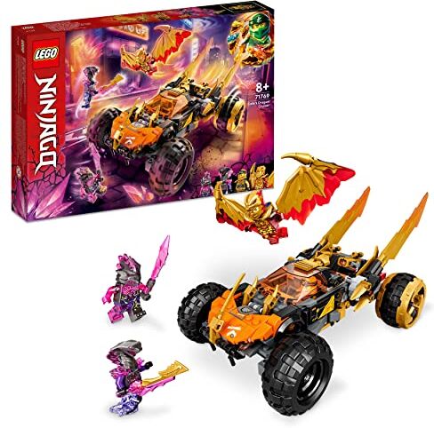 Lego Ninjago Fuoristrada Drago di Cole, Set Serie TV Crystallized con Minifigure e Macchina Giocattolo, Idea Regalo, Giochi per Bambini e Bambine da 8 Anni, Idee Regalo