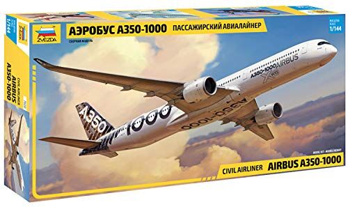 Zvezda ZS Modellino Eareo da Passaggeri, Airbus A-350-1000, Scala 1:144