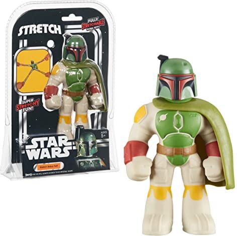 Character Options Fett Giocattolo Stretch. Incredibile Divertimento Elastico. FETTO Boba Completamente STRETCHE, Ragazzi e Fan di Star Wars,