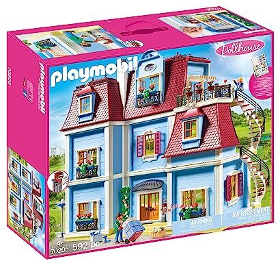 Playmobil Dollhouse  Grande casa delle bambole, Con campanello funzionante, Dai 4 anni