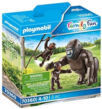 Playmobil Family Fun , Famiglia di Gorilla, dai 4 Anni