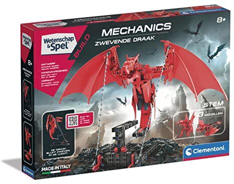 Clementoni Scienza & Robotica Gioco Floating Dragon, STEM kit, Robot Giocattolo per Bambini, 8+ Anni,