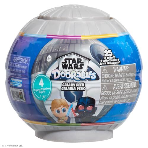 Just Play Personaggi da collezione in confezione a sorpresa STAR WARS™ Doorables Galaxy Peek, giocattoli ufficiali ispirati alla saga Star Wars per bambini dai 5 anni in su di