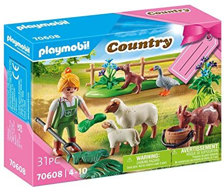 Playmobil Country , Gift Set Contadina, dai 4 Anni