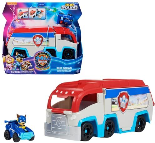 Paw Patrol , ler Pup Squad, con Luci e Suoni, dal Super Film, Giochi Bambini e Bambine, 3+ Anni