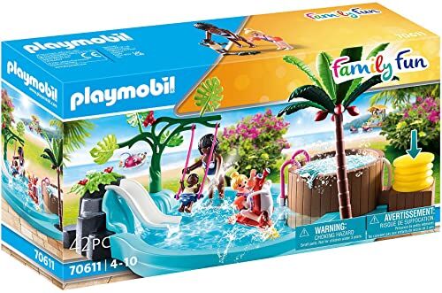 Playmobil Family Fun , Piscina dei piccoli, Per giocare con l'acqua, Dai 4 anni