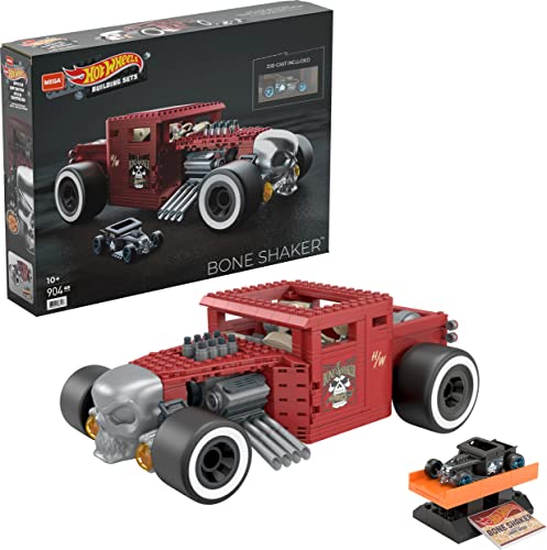 MEGA Construx Hot Wheels Bone Shaker Set da Costruzione, Costruzioni Giocattolo per Bambini, Multicolore,