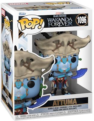 Funko Pop! Marvel Black Panther: Wakanda Forever Attuma- Figura in Vinile da Collezione Idea Regalo Merchandising Ufficiale Giocattoli per Bambini e Adulti Movies Fans