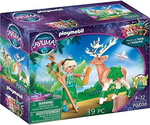 Playmobil Adventures of Ayuma  Forest Fairy e Il Suo Compagno Animale, dai 7 Anni