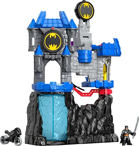 Fisher Price Imaginext DC Super Friends Batcaverna Villa Wayne, Playset con Personaggi e Accessori,