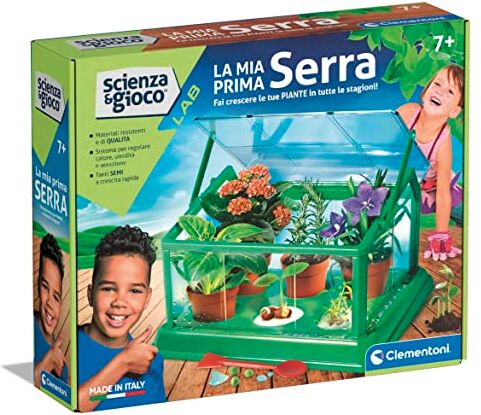 Clementoni Scienza E Gioco Lab La Mia Prima Serra Laboratorio Scientifico Botanico Per Bambini Dai 7 Anni (Gioco In Italiano), Scienza Botanica, Piante Per Bambini, Made In Italy