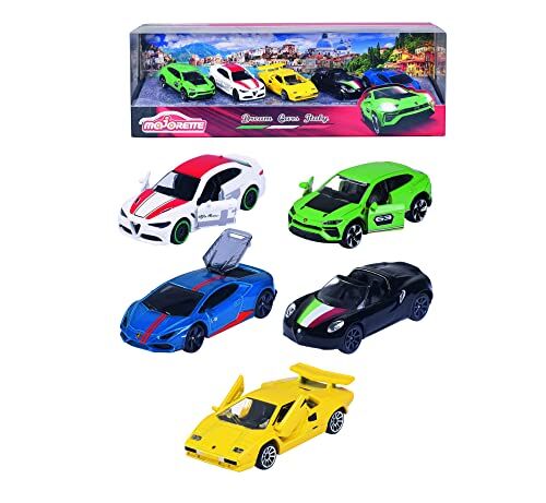 Majorette Dream Cars Gift Pack 5 Pz, , + 3 Anni, con Parti Apribili