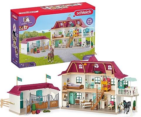 SCHLEICH Centro equestre HORSE CLUB Lakeside, da 5 anni, HORSE CLUB Playset, 192 pezzi