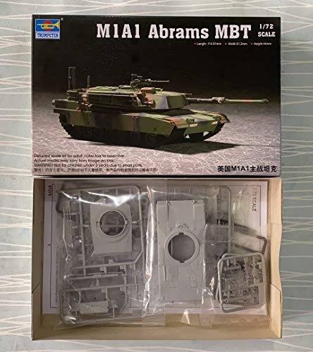 Trumpeter 07276 Modellino Carro Armato M1A1 Abrams MBT Scala 1:72