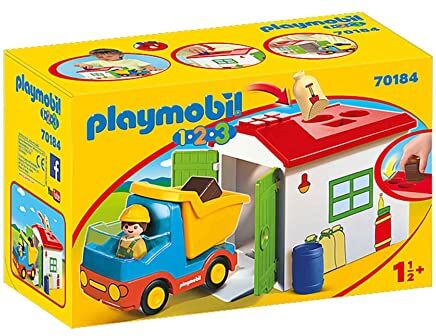 Playmobil 1.2.3 , Camion con Cassone, dai 18 Mesi